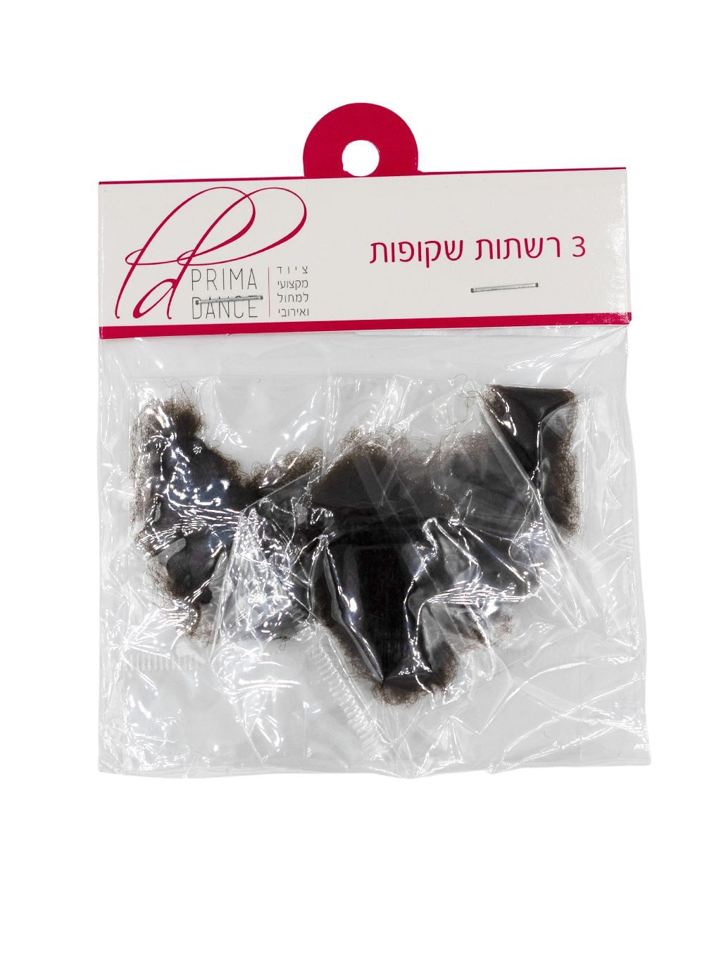 חבילת רשתות שיער שקופות דגם 40321
